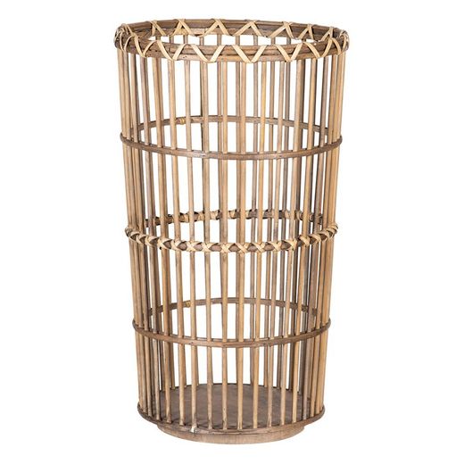 Set of 2 Natural Bamboo Baskets, Ø42x69cm