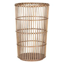 Set of 2 Natural Bamboo Baskets, Ø42x69cm