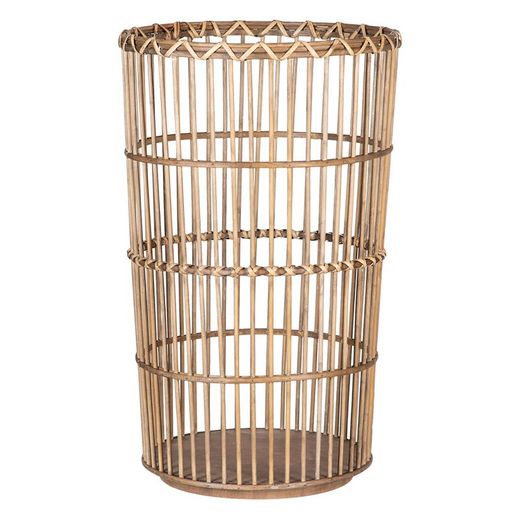 Set of 2 Natural Bamboo Baskets, Ø42x69cm