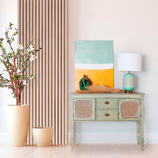 Σετ 2 πολύχρωμοι πίνακες σε καμβά, 60 x 4 x 80 cm | Λούντκα