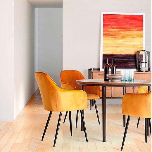 Sæt med 2 flerfarvede lærredsmalerier, 90 x 3 x 120 cm | Halina