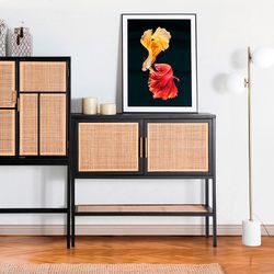 Set di 2 cornici in legno multicolore, 60 x 3 x 80 cm | Elca