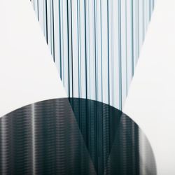 Set med 2 flerfärgade träramar, 80 x 5 x 80 cm | Melka