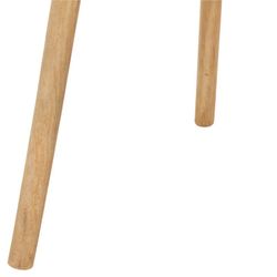 Set of 2 Wooden Auxiliary Tables, Ø50x50cm