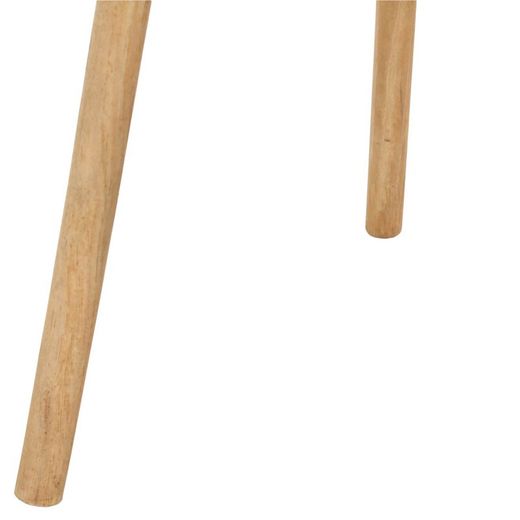 Set of 2 Wooden Auxiliary Tables, Ø50x50cm