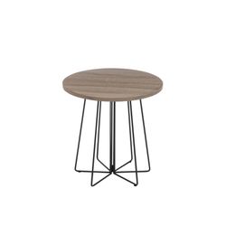 Set de 2 mesas auxiliares de madera, Ø60x60 cm