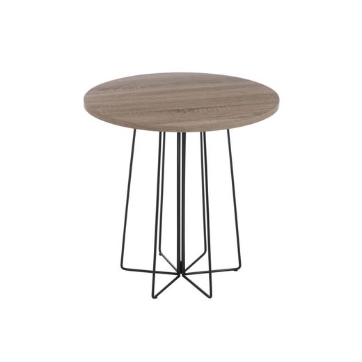 Set de 2 mesas auxiliares de madera, Ø60x60 cm