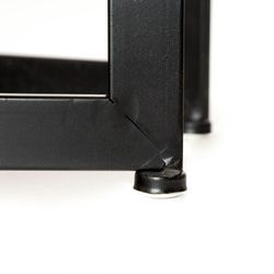 Set of 2 wooden side tables, Ø76x41.5 cm