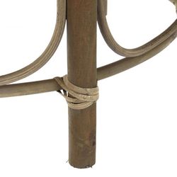Set of 2 Rattan Side Tables, Ø61.5x52cm