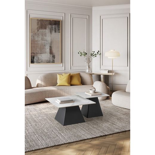 Houten ladekast in groen, 90 x 40 x 80 cm | Enola