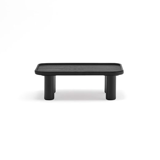 Set med 2 svarta träbord, 80 x 50 x 30 cm | Bo