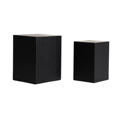 Set di 2 basi in abete nero, 30 x 30 x 40 cm | Amilly
