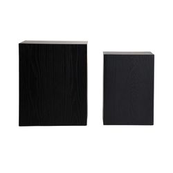 Set di 2 basi in abete nero, 30 x 30 x 40 cm | Amilly