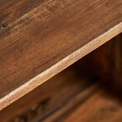 Caja de madera de mahogani en natural, 40 x 36 x 30 cm | Amiens