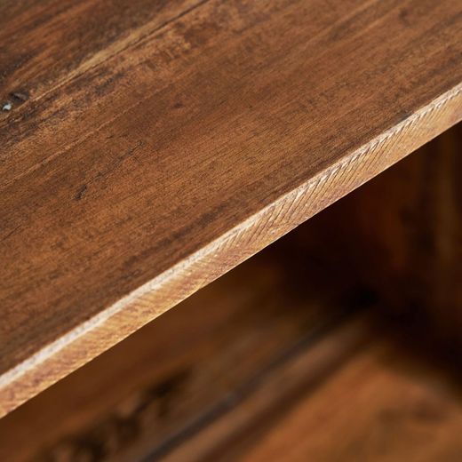 Caja de madera de mahogani en natural, 40 x 36 x 30 cm | Amiens