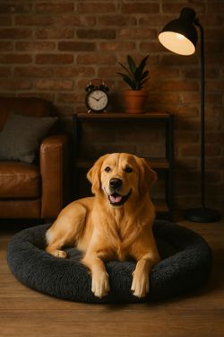 Set de 3 camas para mascotas de pelo en blanco o gris | Pets