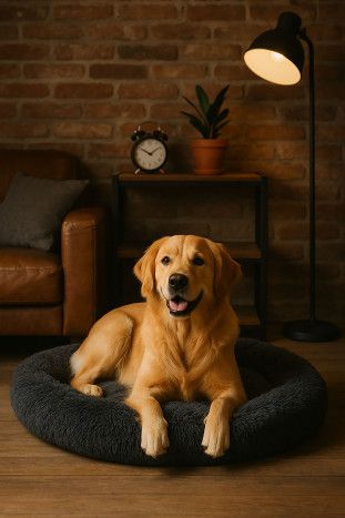 Set de 3 camas para mascotas de pelo en blanco o gris | Pets