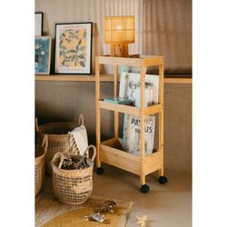 Set of 3 natural seaweed baskets, Ø35 x 37 cm