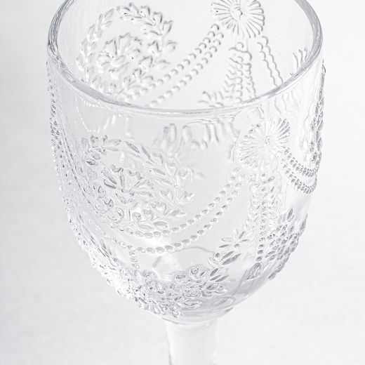 Set van 3 transparante kristallen glazen, Ø 8 x 17 cm | Galilea