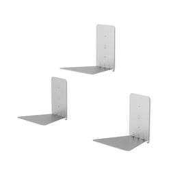 Set of 3 shelves S made of steel in silver, 14 x 13 x 14 cm | Conceal