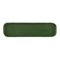 Zestaw 3 ceramicznych wazonów w kolorze zielonym i akwamarynowym, 42,9 x 14 x 12 cm | Ogród Owadów