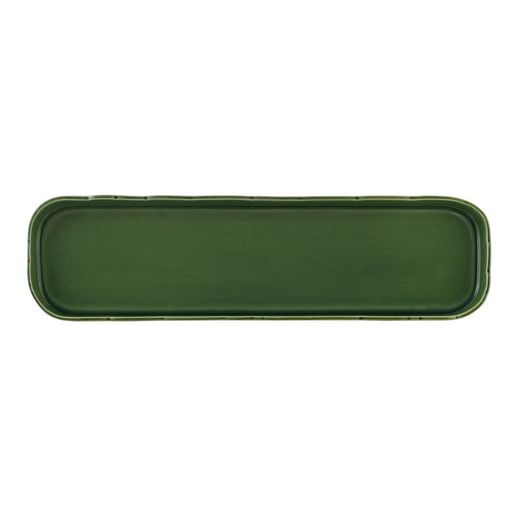 Zestaw 3 ceramicznych wazonów w kolorze zielonym i akwamarynowym, 42,9 x 14 x 12 cm | Ogród Owadów