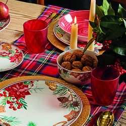 Set of 3 glass glasses in matte red, 8 x 8 x 10 cm | Jenny