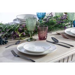 Zestaw 3 szklanek z zielonego mchu, Ø8x16cm