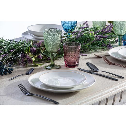 Zestaw 3 szklanek z zielonego mchu, Ø8x16cm