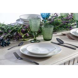 Zestaw 3 szklanek z zielonego mchu, Ø8x16cm