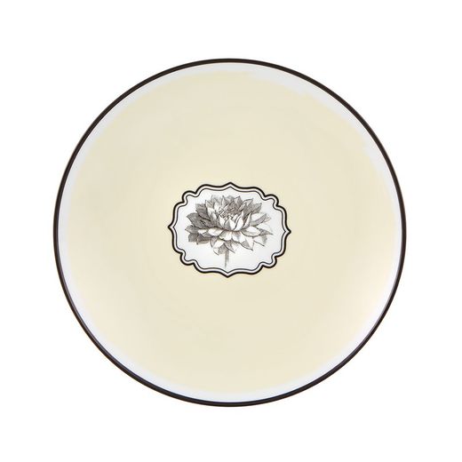 Set aus 4 mehrfarbigen Desserttellern aus Porzellan, Ø 23,1 x 2,9 cm | Herbariae-Parade