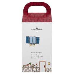 Zestaw 4 kolorowych filiżanek porcelanowych, 15,7 x 10,7 x 21,5 cm | Bairro Das Flores