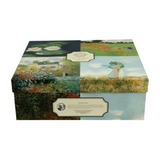 Set of 4 multicolored porcelain cups | monet