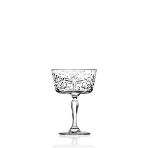 Set van 6 transparante glazen cocktailglazen, Ø 6 x 14 cm | Tatoeëren