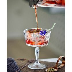 Set van 6 transparante glazen cocktailglazen, Ø 6 x 14 cm | Tatoeëren