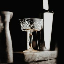 Set van 6 transparante glazen cocktailglazen, Ø 6 x 14 cm | Tatoeëren