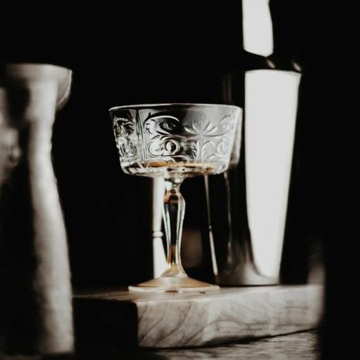 Set van 6 transparante glazen cocktailglazen, Ø 6 x 14 cm | Tatoeëren