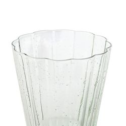 Set of 6 crystal wine glasses in green, 8.4 x 8.4 x 16.4 cm | Bubbles Garbo