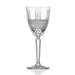Set di 6 bicchieri da vino in vetro trasparente, Ø 7 x 15 cm | Luminoso
