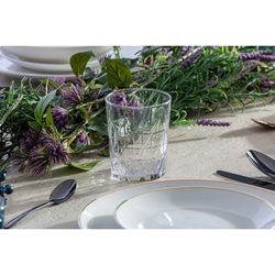 Set of 6 Craff Crystal Glasses, Ø8x10cm