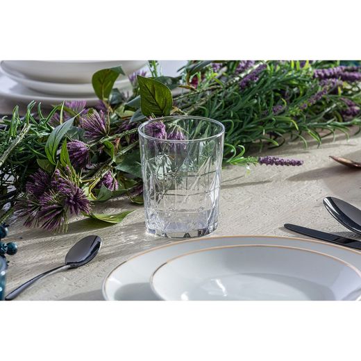 Set of 6 Craff Crystal Glasses, Ø8x10cm