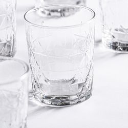 Set of 6 Craff Crystal Glasses, Ø8x10cm