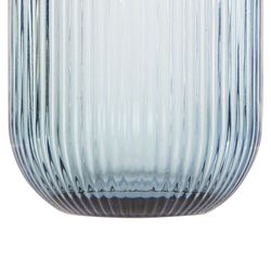 Set med 6 glas glas i blått, Ø 8 x 10 cm | rader