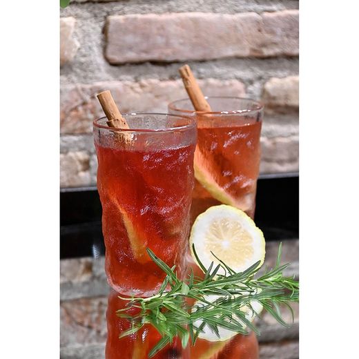 Lot de 6 verres en verre translucide, Ø 7,5 x 14 cm | Glace