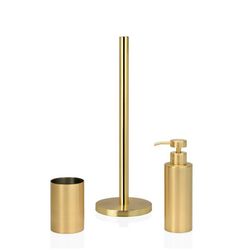 Gouden badkamerset, 3 stuks