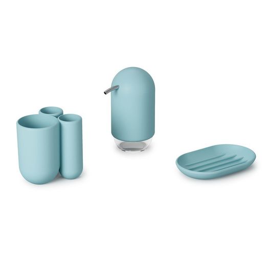 Set de Baño Touch Azul Claro, 3 piezas
