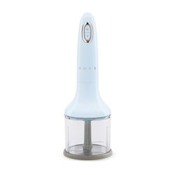 Staafmixerset van roestvrij staal in de kleur blauw, Ø x 6,5 x 41,4 cm | Jaren 50 stijl