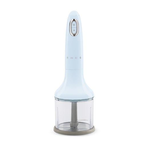 Staafmixerset van roestvrij staal in de kleur blauw, Ø x 6,5 x 41,4 cm | Jaren 50 stijl