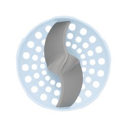 Staafmixerset van roestvrij staal in de kleur blauw, Ø x 6,5 x 41,4 cm | Jaren 50 stijl