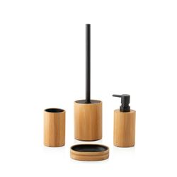 Ensemble en bois de bambou, 4 pièces